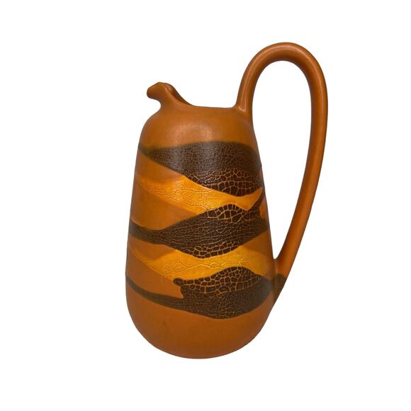 Vintage 70s Royal Haeger Lava Glaze Pottery Pitcher Jug Late Mid Century MCM USA - Picture 11 of 15